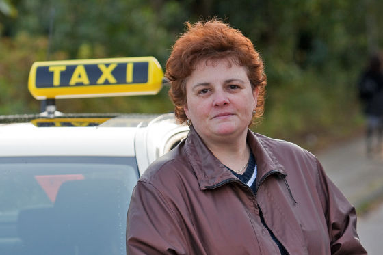 Taxifahrerin Dinana Liantis