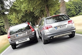 Test Audi allroad  Volvo XC70