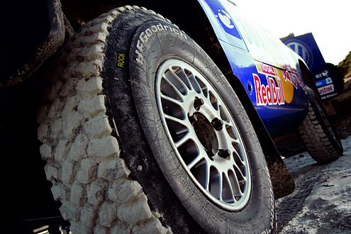 Die Radhäuser sind ungefähr doppelt so groß wie die darin wohnenden Räder.