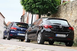 Opel Astra VW Golf