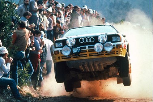 Ausflug ins Allrad-Lager: Freiflug im Audi quattro A2 (370 PS).