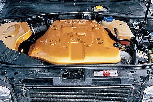 Der 2.5 Liter TDI wurde auf 250 PS "gesteuert". Drehmoment satt!