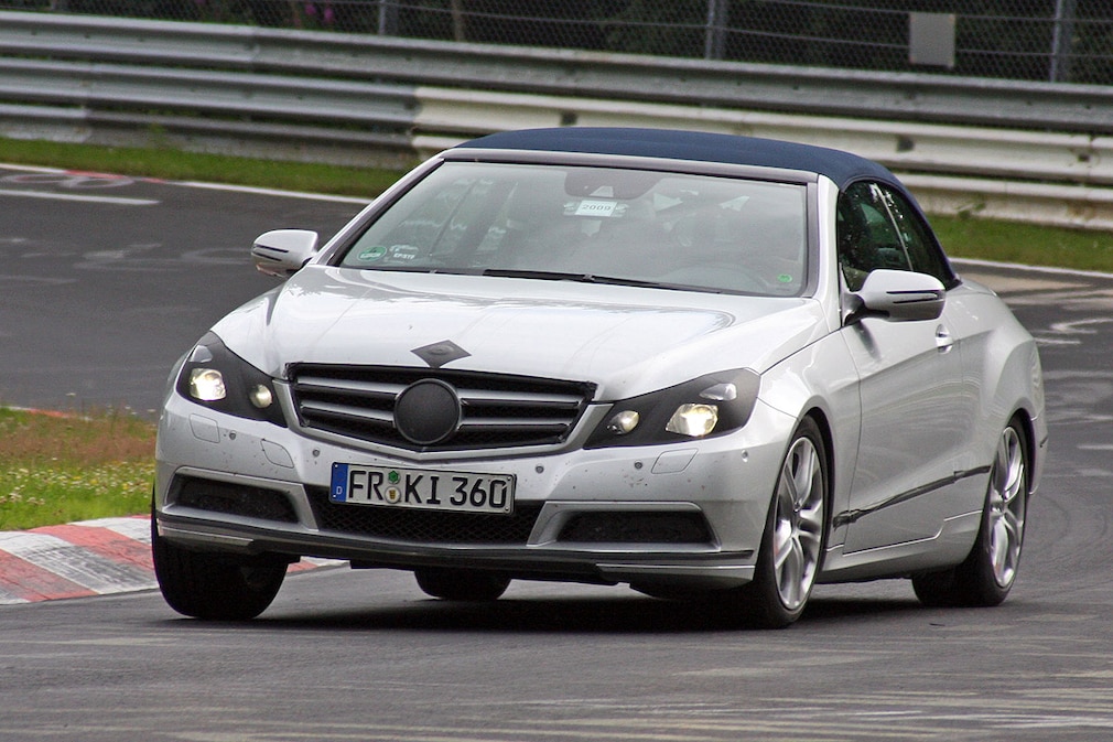 Erlkönig Mercedes E-Klasse Cabrio