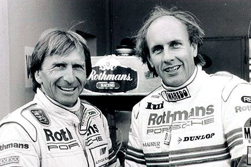 Es war einmal: Hans-Joachim Stuck, hier mit Derek Bell, 1985