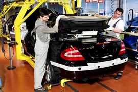 Mercedes-Benz CLK Cabriolet Dacheinbau