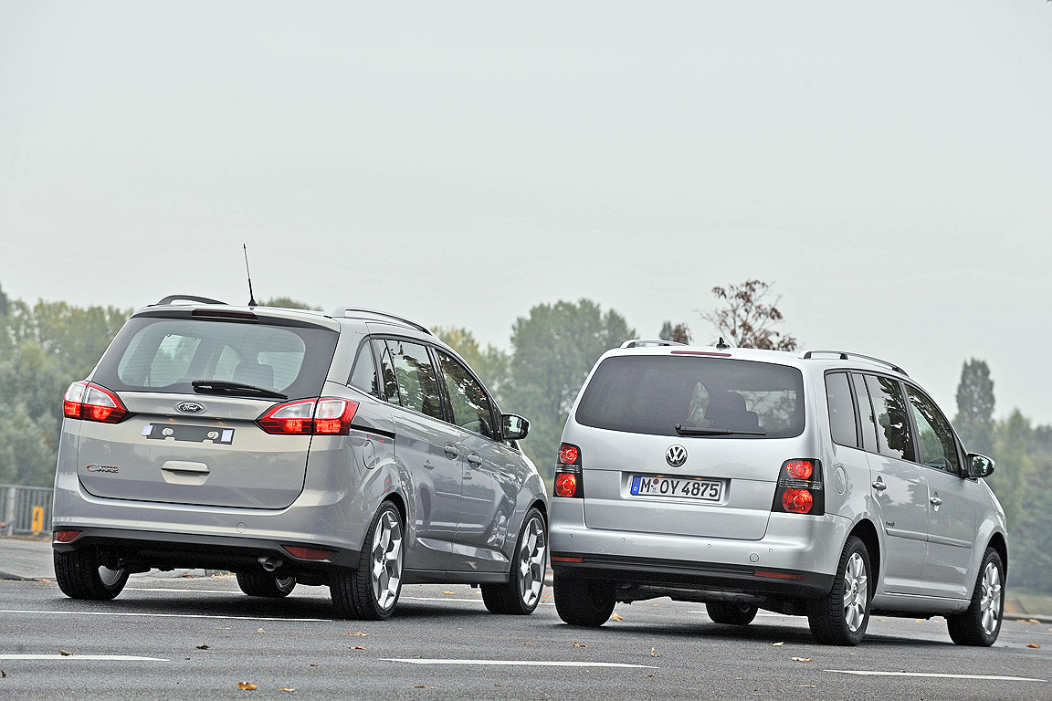 Ford grand c-max touran vergleich