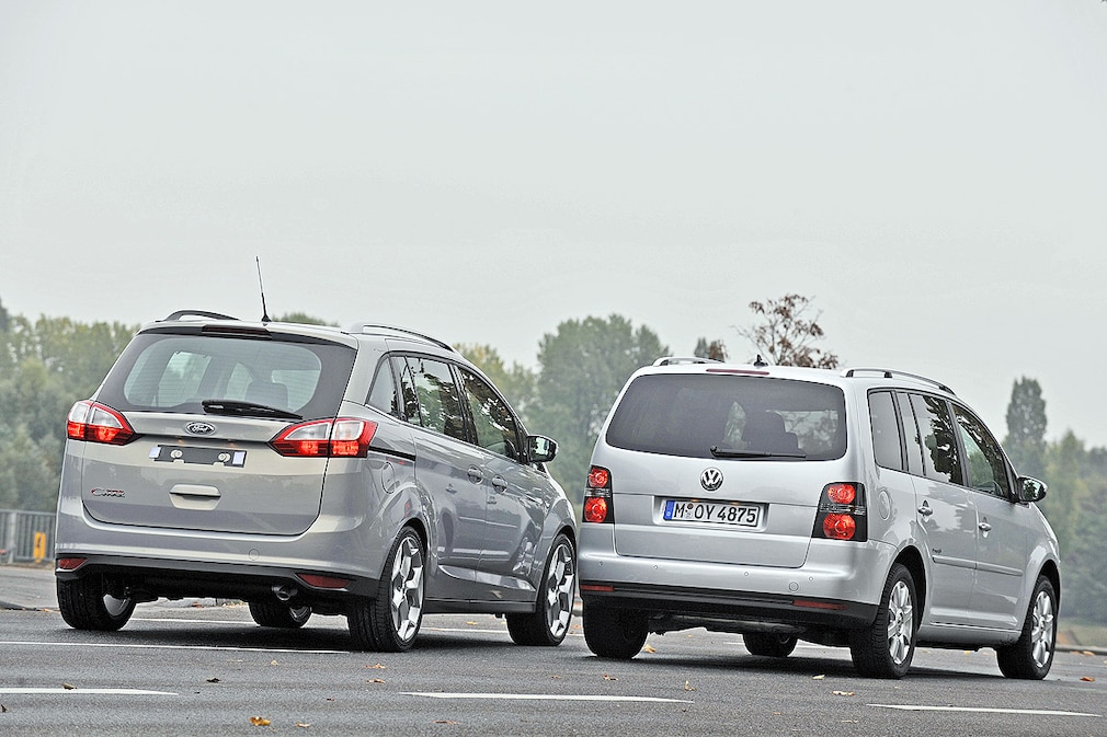Erster Vergleich: Ford Grand C-Max gegen VW Touran