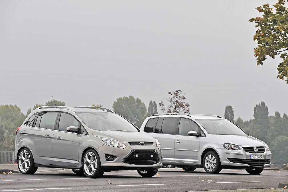 Erster Vergleich: Ford Grand C-Max gegen VW Touran
