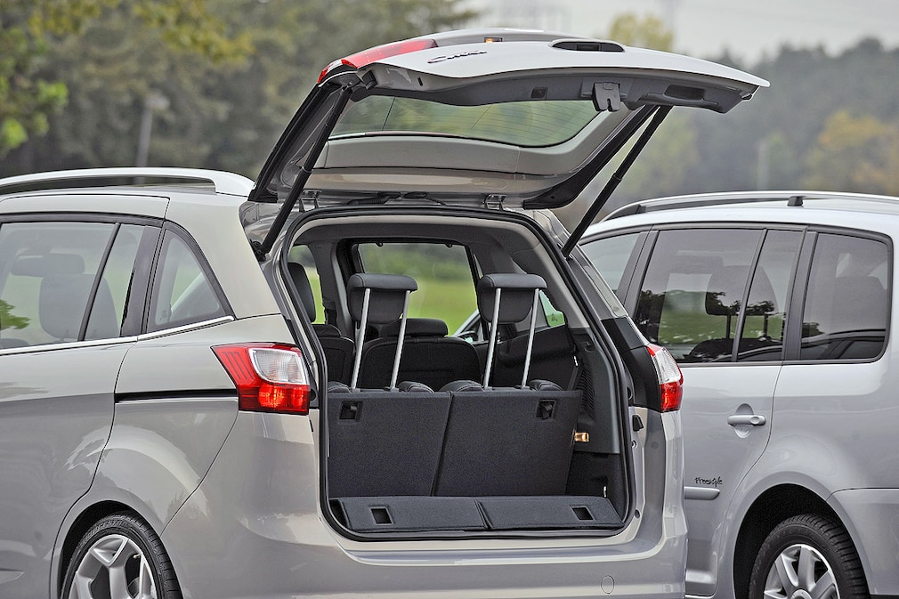 Erster Vergleich: Ford Grand C-Max gegen VW Touran