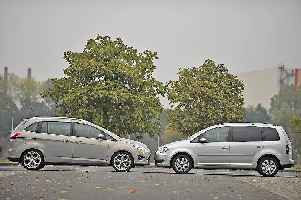 Erster Vergleich: Ford Grand C-Max gegen VW Touran