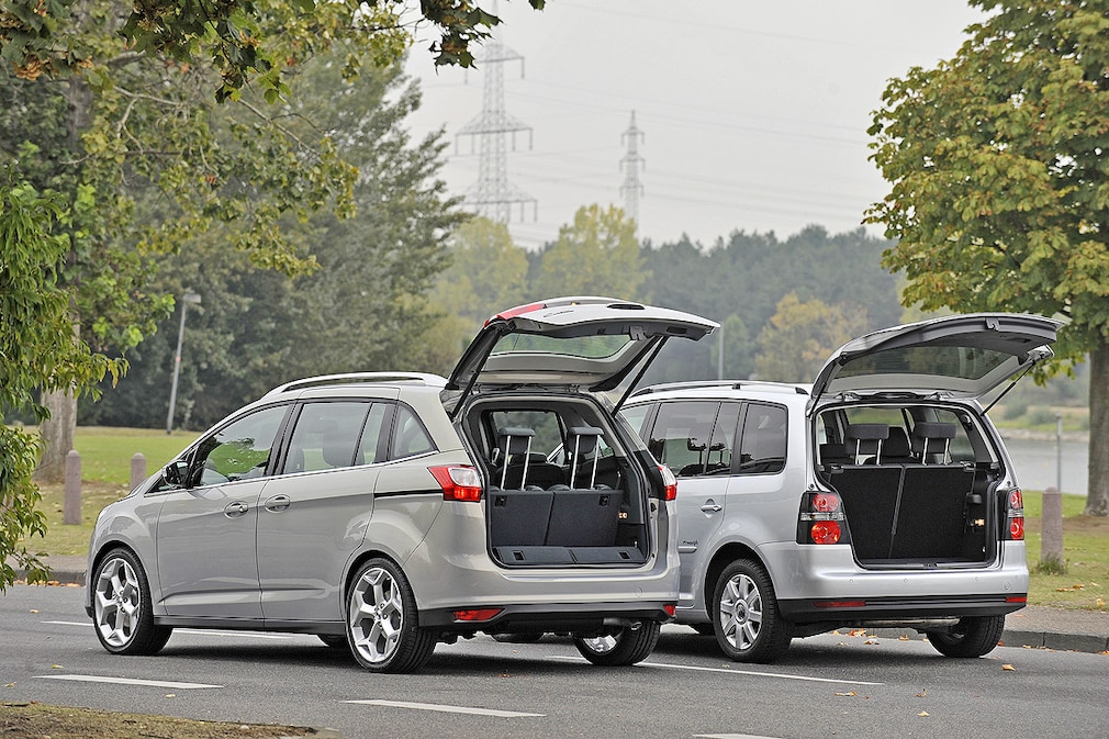 Erster Vergleich: Ford Grand C-Max gegen VW Touran