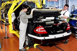Mercedes-Benz CLK Cabriolet Dacheinbau