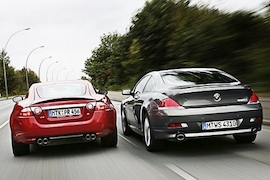 BMW 650i  Jaguar XKR