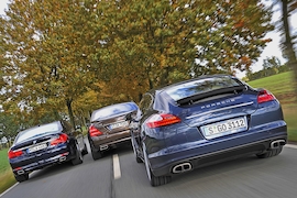 Porsche Panamera Mercedes S-Klasse BMW 7er