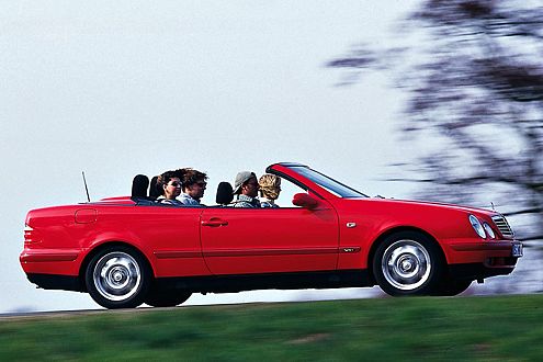 Nach 100.000 Kilometern noch steif wie ein Ziegelstein: Mercedes CLK.