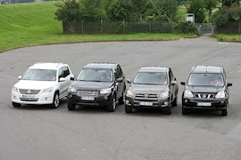 Land Rover Freelander Nissan X-Trail Toyota RAV4 VW Tiguan