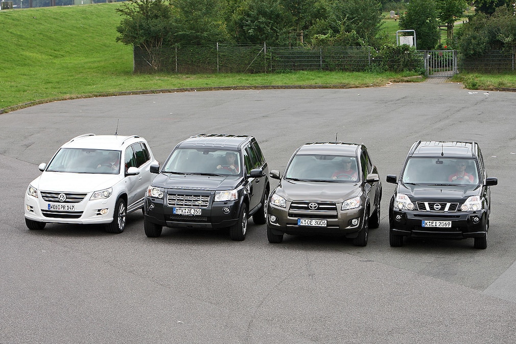Land Rover Freelander Nissan X-Trail Toyota RAV4 VW Tiguan
