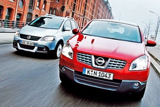 Test Nissan Qashqai/ VW CrossGolf