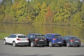 BMW X1 BMW X3 VW Tiguan Audi A3 Sportback