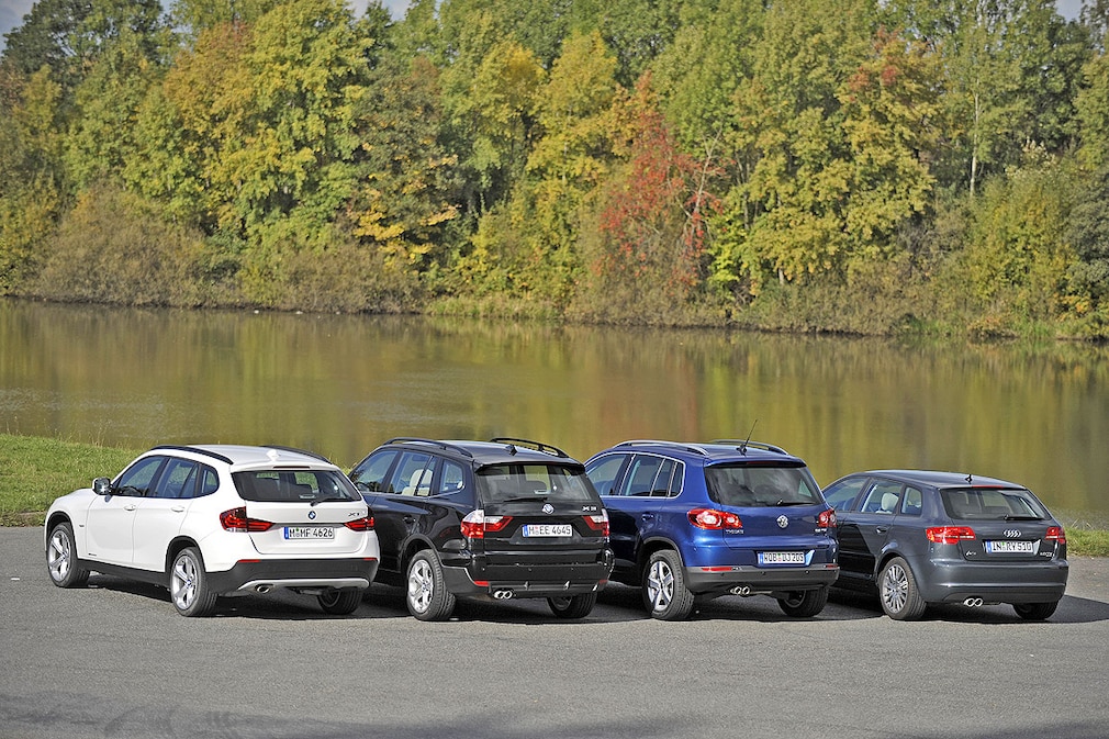 BMW X1 BMW X3 VW Tiguan Audi A3 Sportback