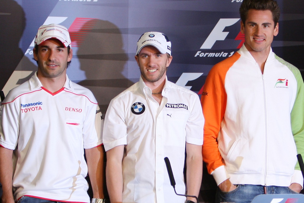 Welchen F1-Piloten wünschen Sie sich in der DTM? Timo Glock, Nick Heidfeld oder Adrian Sutil (v.li.)?