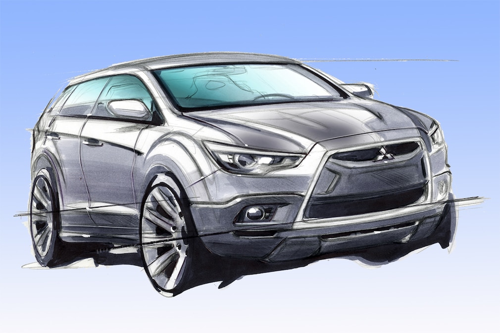 Mitsubishi Kompakt-Crossover Genf 2010