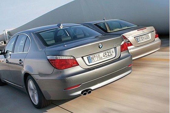 Test BMW 530i Mercedes E 350