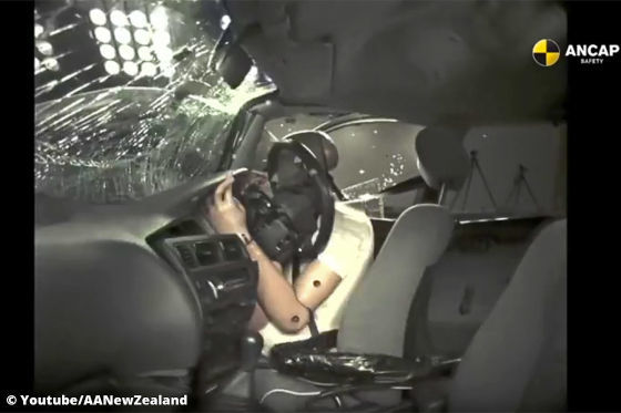 Nissan Tsuru im Crashtest