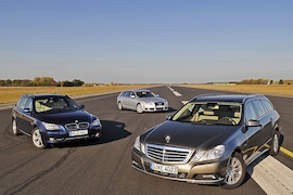 Mercedes E-Klasse T-Modell Audi A6 Avant BMW 5er Touring