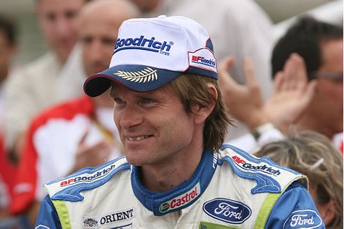 Marcus Grönholm ist derzeit WM-Spitzenreiter und will in Portugal viel Spaß mit seinem Ford Focus haben.