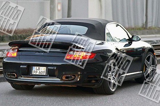 Erlkönig Porsche 911 Turbo Cabrio