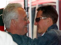Schumacher-Männer unter sich: Vater Rolf mit Rekordweltmeister Michael