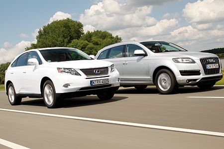 Audi Q7 3.0 TDI Clean Diesel Lexus RX 450h