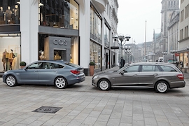 BMW 5er GT Mercedes E-Klasse T-Modell