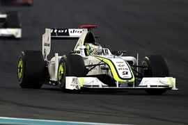 BrawnGP in Abu Dhabi