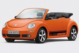 VW Beetle Cabrio BlackOrange