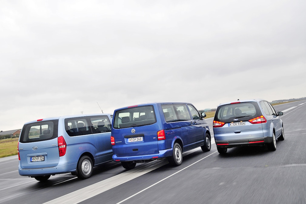Hyundai H-1 VW Multivan Ford Galaxy