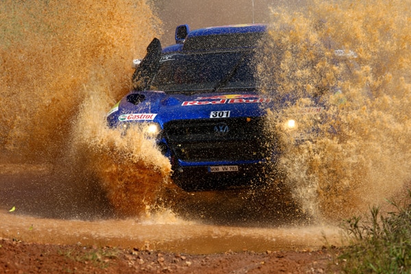 VW: Taufe bei der Rallye Dakar