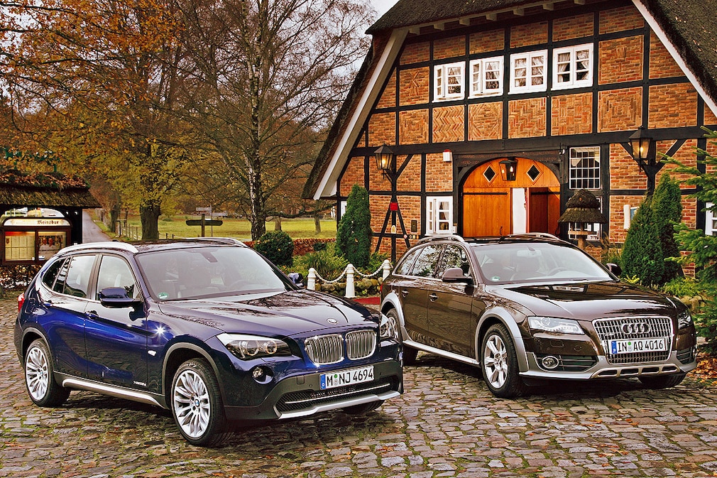 1er BMW X1 xDrive 23d Audi A4 Allroad quattro 2.0 TDI