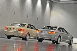 BMW 5er Mercedes E-Klasse