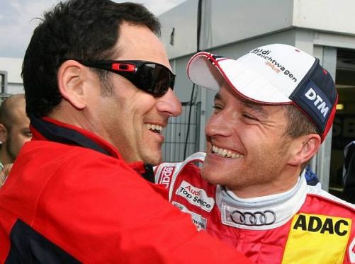 Hans-Jürgen Abt durfte 2009 wieder mit Timo Scheider den DTM-Titel feiern
