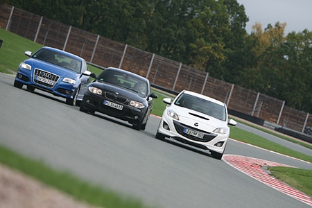 Audi S3 Sportback Mazda 3 MPS BMW 130i M-Paket