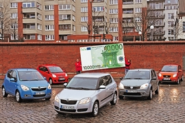 Opel Agila Daihatsu Cuore Skoda Fabia Dacia Sandero Kia Picanto
