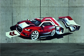 Audi A1 Streetart