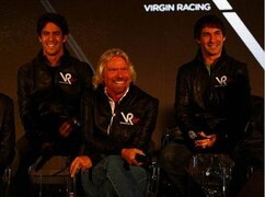 Richard Branson hat schon jetzt viel Freude an Lucas di Grassi und Timo Glock