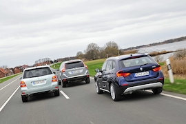 BMW X1 Mercedes GLK Volvo XC60