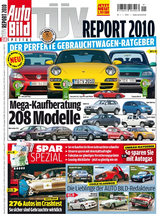Titel AUTO BILD TÜV Report 2010