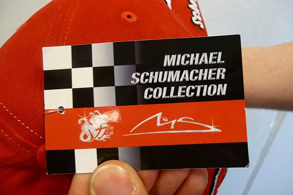 Michael Schumacher Comeback Kappen Mützen Collection Willi Weber Grand Prix Belgien Spa-Francorchamps Merchandise Fanartikel