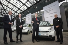 Übergabe Smart electric drive in Berlin