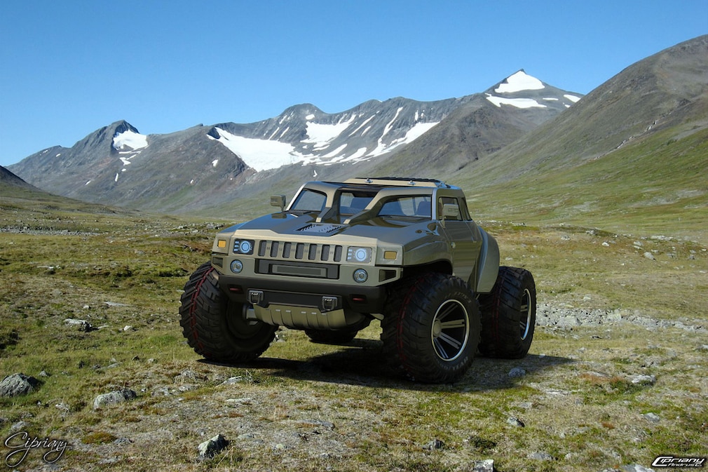 Designstudie Hummer HB Concept
